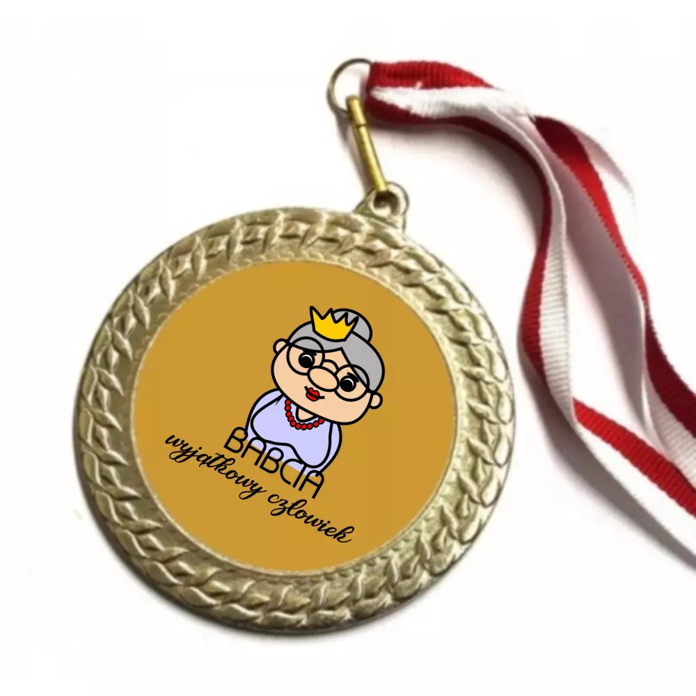 MEDAL NAJLEPSZA BABCIA NA ŚWIECIE